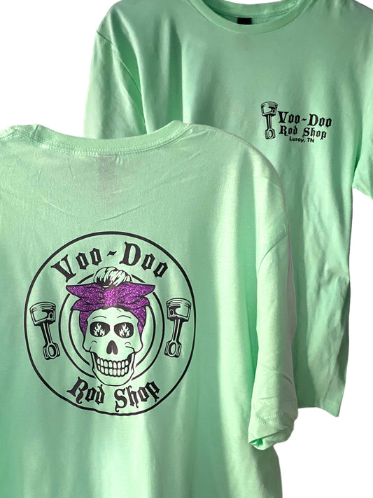 Voo~Doo Rod Shop Girly Tee