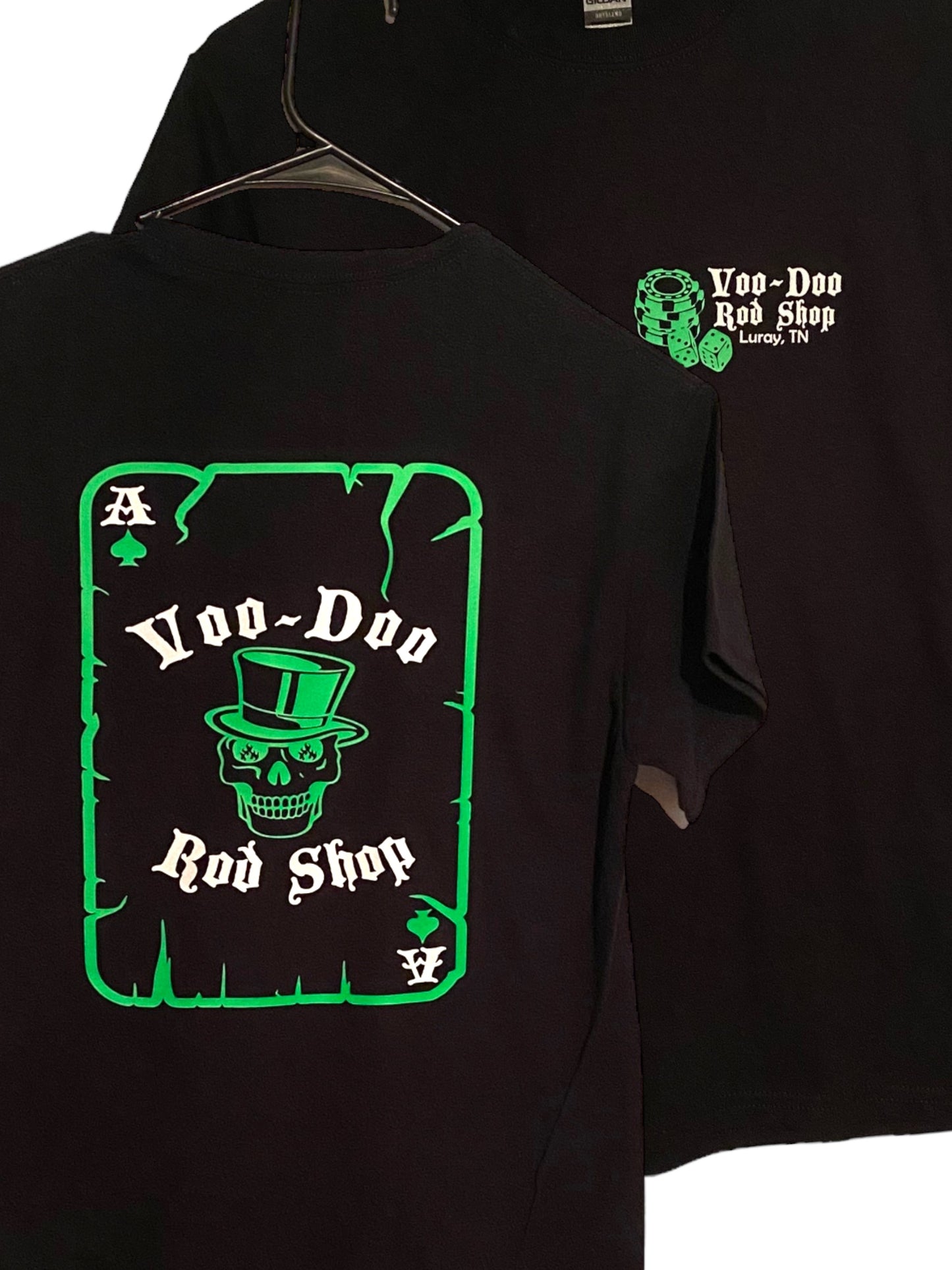 Voo~Doo Rod Shop Ace of Spades Tee